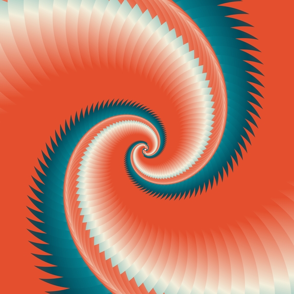 Fond de papier abstraite pour le spirale infinité vector 06  