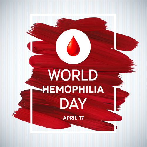 World Hemophilia Day poster vector graphics 04  