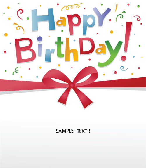 Best Happy birthday design elements vector set 03  