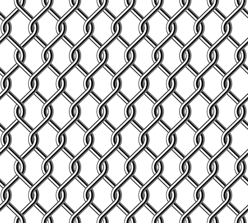 Fence made of Metal wire vector background graphic 01  