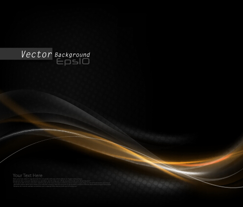 Black dynamic wave vector background  