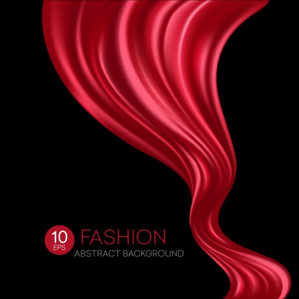 Fashion abstract silk background vector 08  