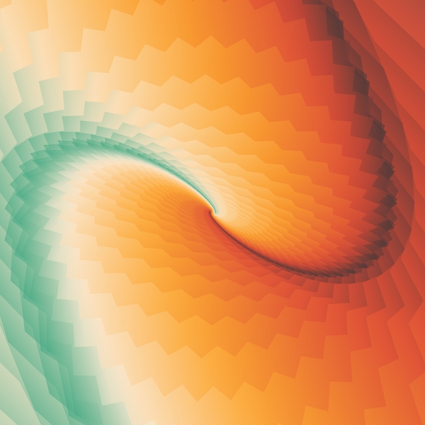 Fond de papier abstraite pour le spirale infinité vector 05  