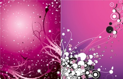 Purple fashion design background vector  