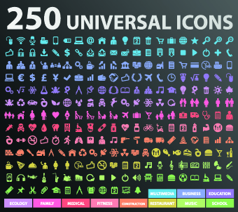 Practical web icons vector set 01  