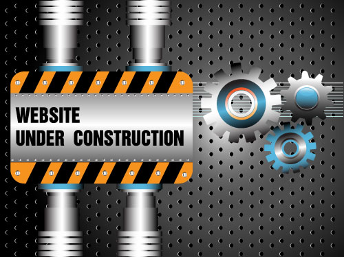 Website under construction vector material 02  
