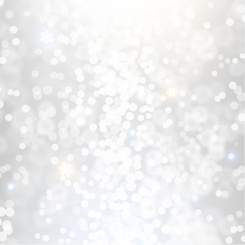 White light dot with blurs christmas background vector 04  