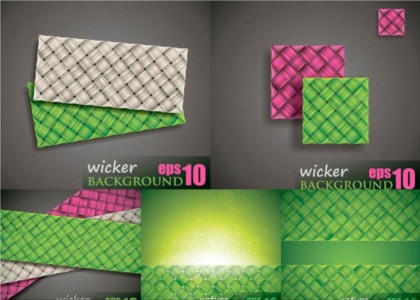 Wicker background Illustration vectors  