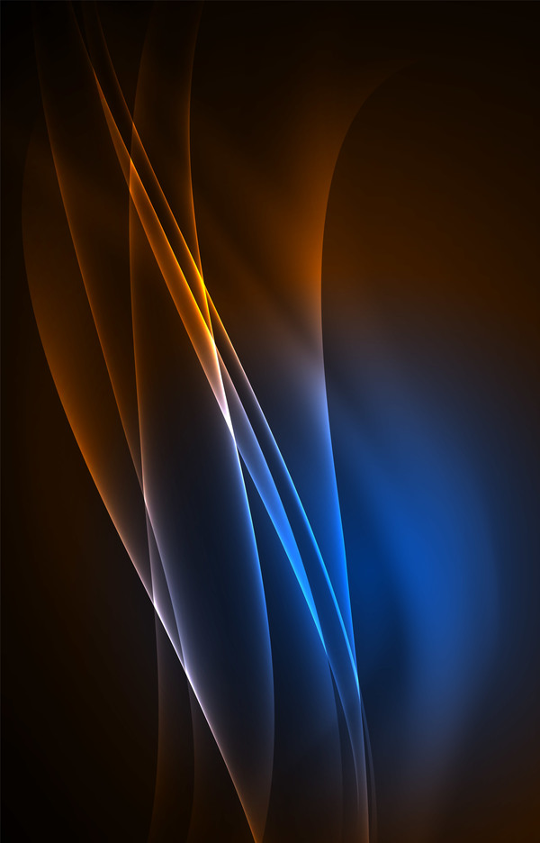 brun avec vecteur de fond abstrait lumière bleue 01  