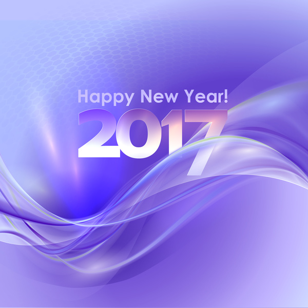 2017 new year purple abstract background vector 03  