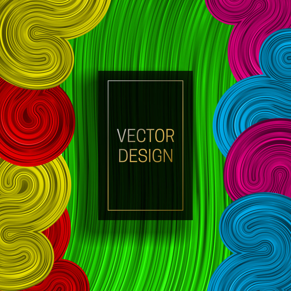 Concept abstract colorful background vectors 09  
