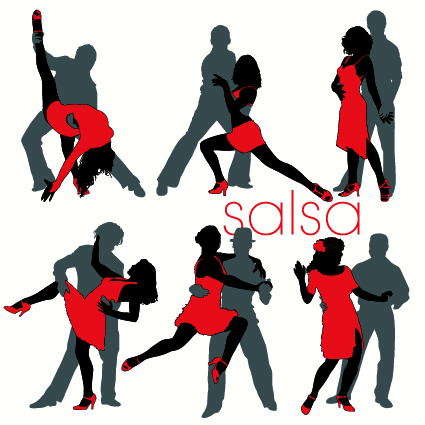 Elements of Dancing vector graphics 05  