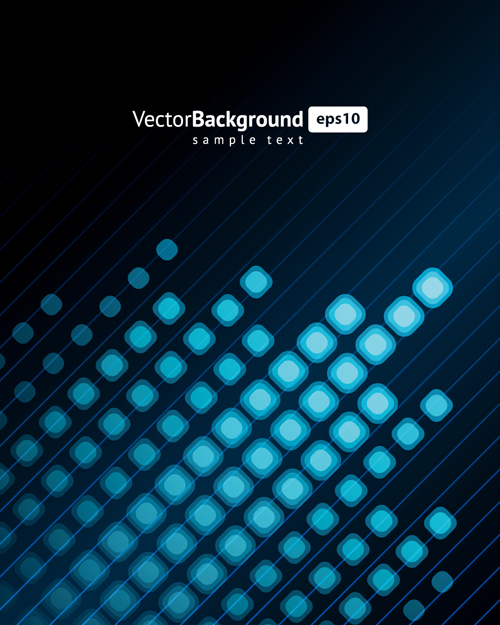 Dark blue background abstract vector  