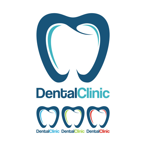 Dental clinic logo creative vector 03  