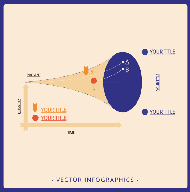 Infographics matrix template vectors 12  