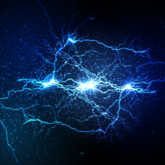 Lightning flash stick background vector 08  