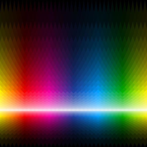 Colorful Rainbow background vector material 05  