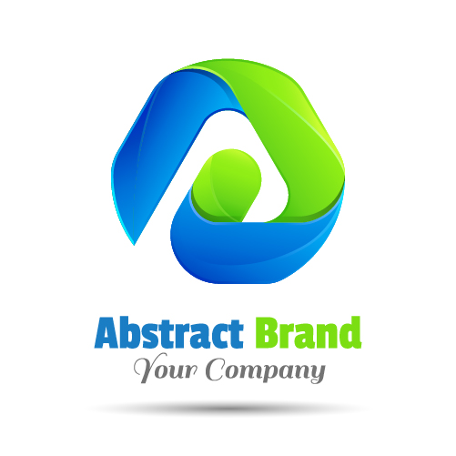 Abstract brand logo design vector  