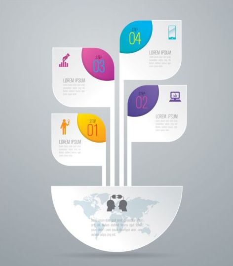 Бизнес-Инфографика креативный дизайн 4484  