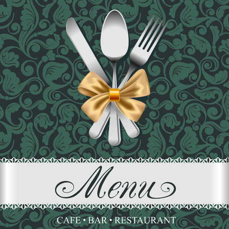 Set of Restaurant menu Cover background vector 05  