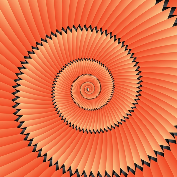 Unendliche Spirale abstrakte Papierhintergrund Vektor-04  