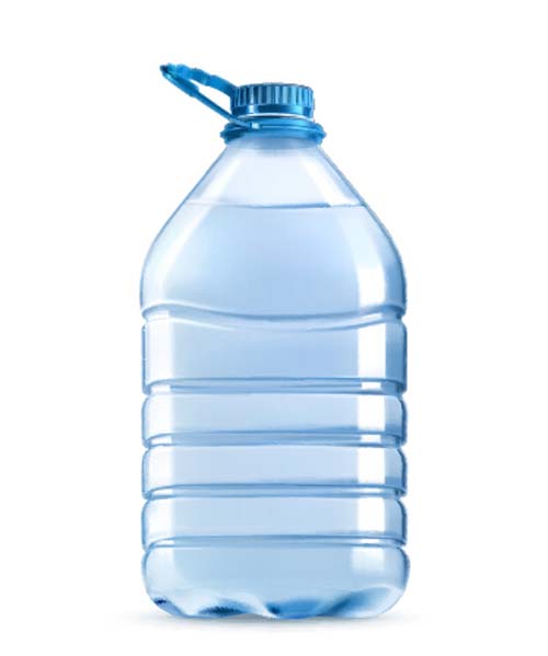 Mineral water with plastic bottle vector 02  