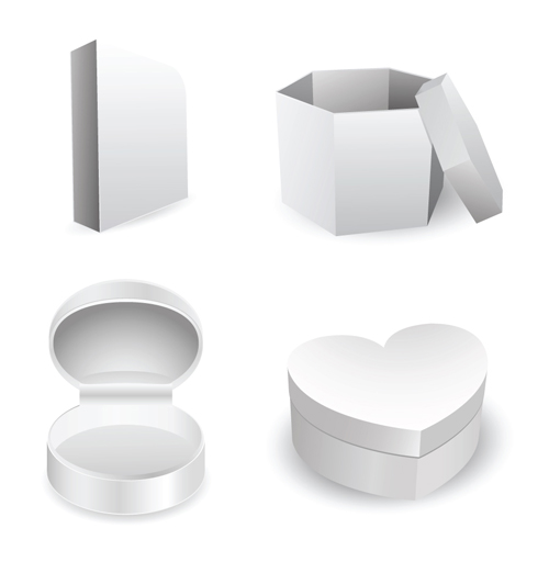 Different blank Packaging design vector set 06  