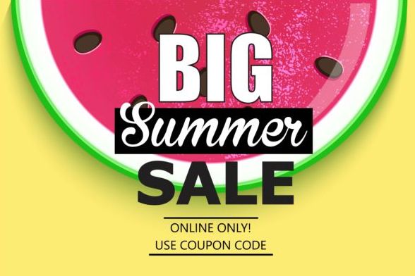 Summer big sale vector background 02  