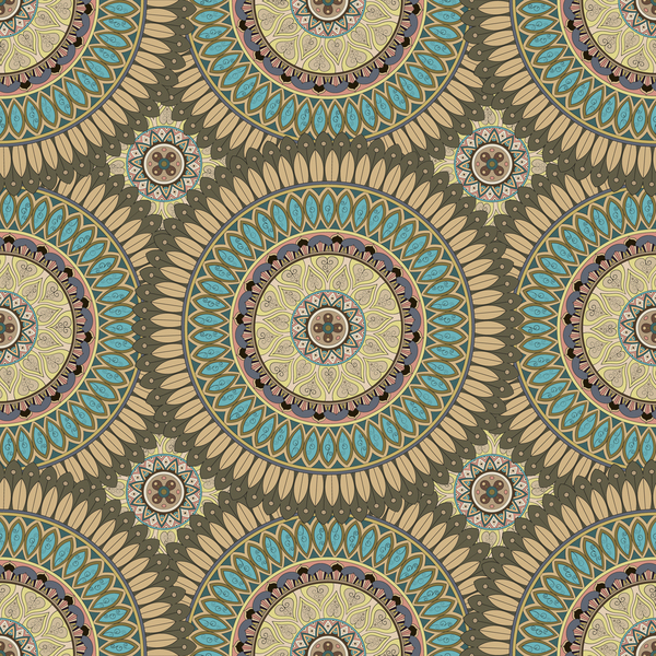 Vintage floral texture pattern vectors 10  