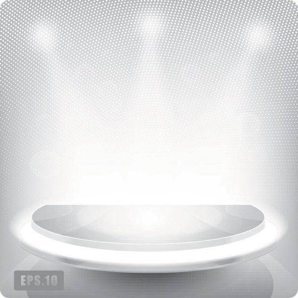 Business Booth Lighting effects vector background 02  