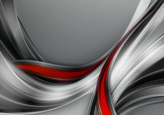 Chrome wave with abstract background vector 13  