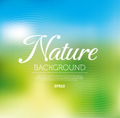 Natural abstract blurred background vector  