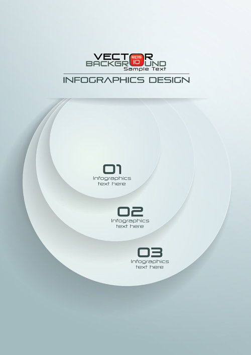Paper Infographics white vector design 02  