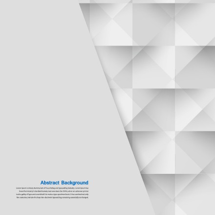 Abstract white square vector background 03  