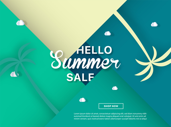 special offer summer sale background vector 02  