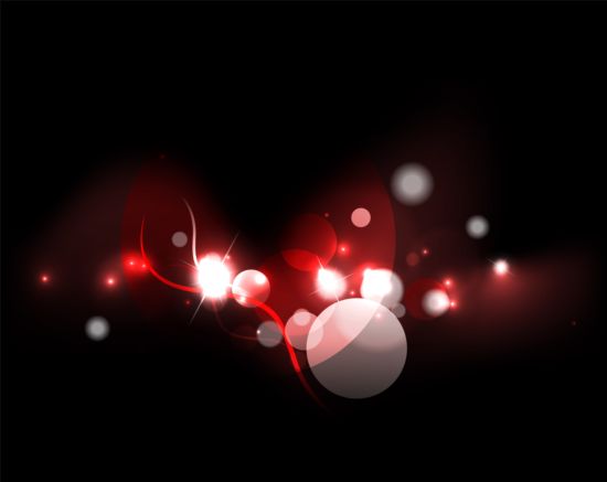 Blurs light dots colored background vector 03  