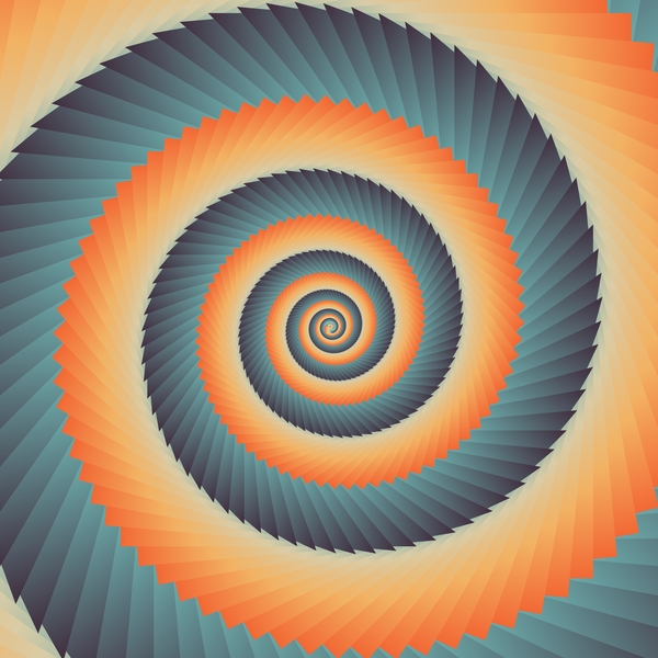 Fond de papier abstraite pour le spirale infinité vector 02  