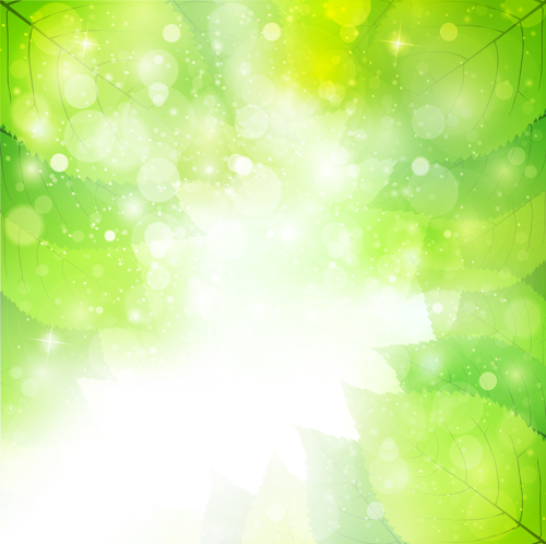 Natural green halation background art 11  