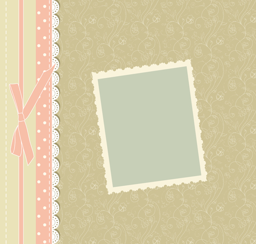 Baby frame backgrounds vector 02  