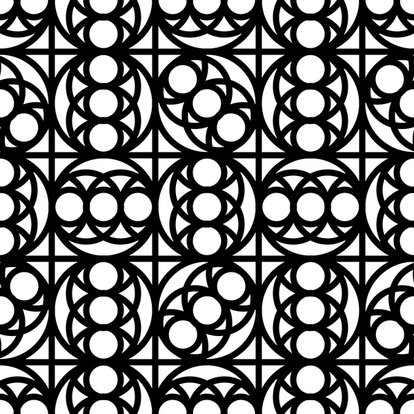 Weiß mit nahtlosem Muster 07 der schwarzen Geometrievektors  
