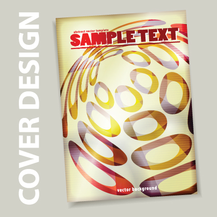 Cover brochure design art vector 02  