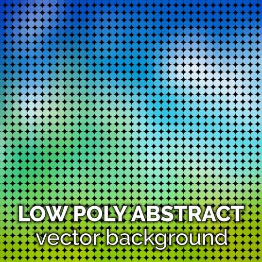 låg Poly abstrakt bakgrund vektorer material 06  