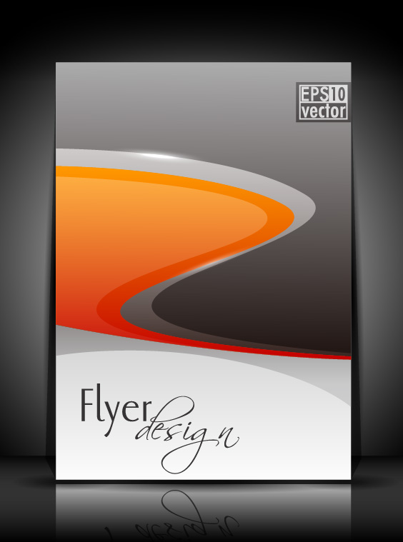 flyer and brochure background vector 02  