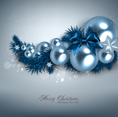 2015 christmas and new year ornate pearl background 01  