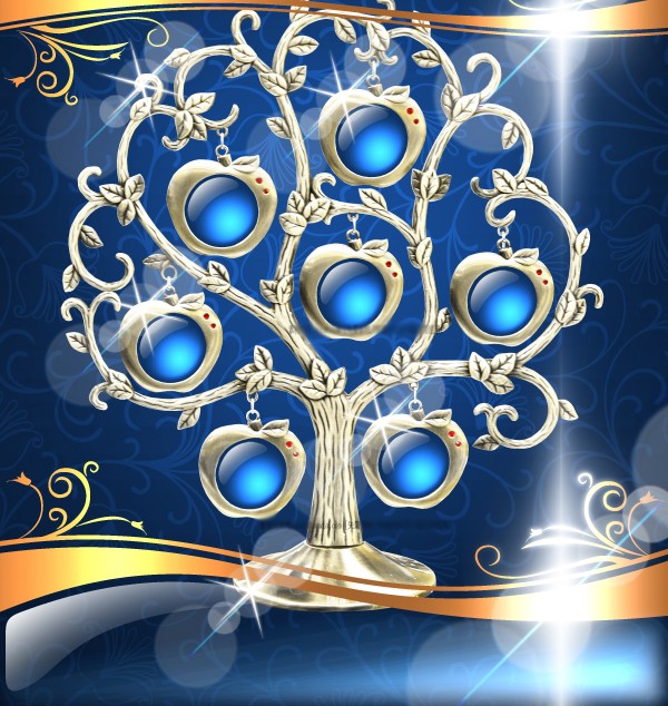 Beautiful Jewelry trees backgrounds vectors  