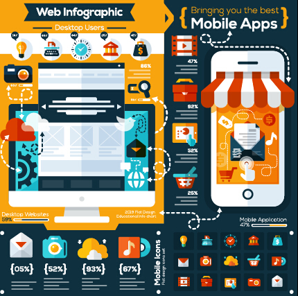 Business Infographic creative design 1803  