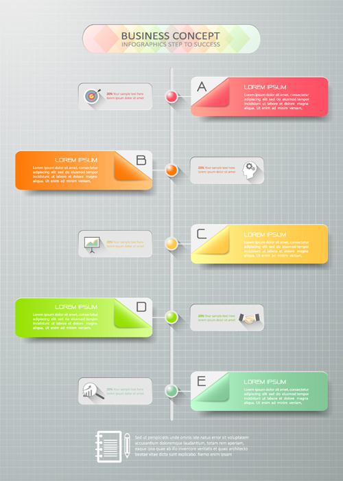 Business Infographic creative design 4100  