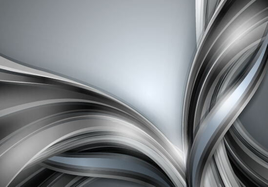 Chrome wave with abstract background vector 12  