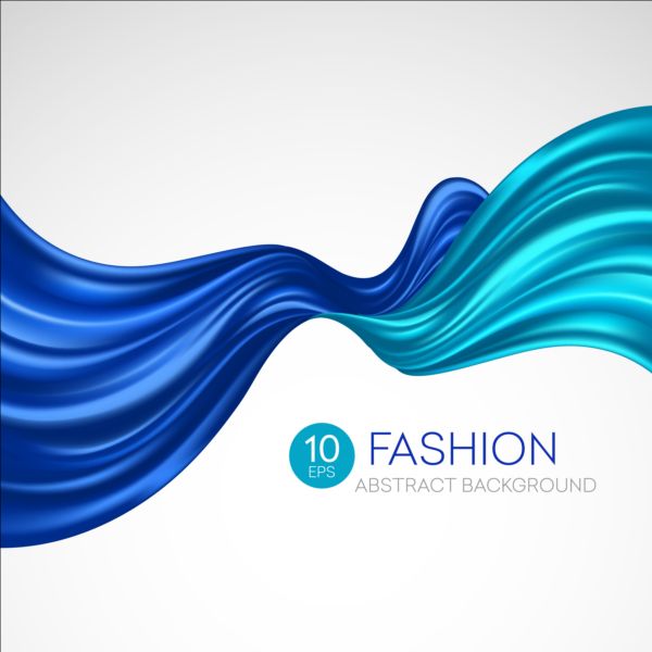 Fashion abstract silk background vector 05  