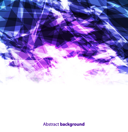 Purple and blue geometric shapes background  